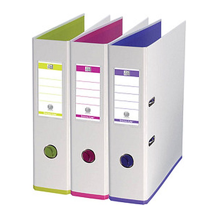 OXFORD myColour Strong-Line Ordner farbsortiert Karton 8,0 cm DIN A4, 10 St.