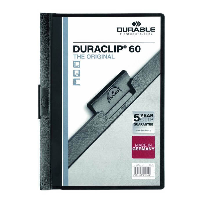 DURABLE Klemmhefter schwarz, 5 St.