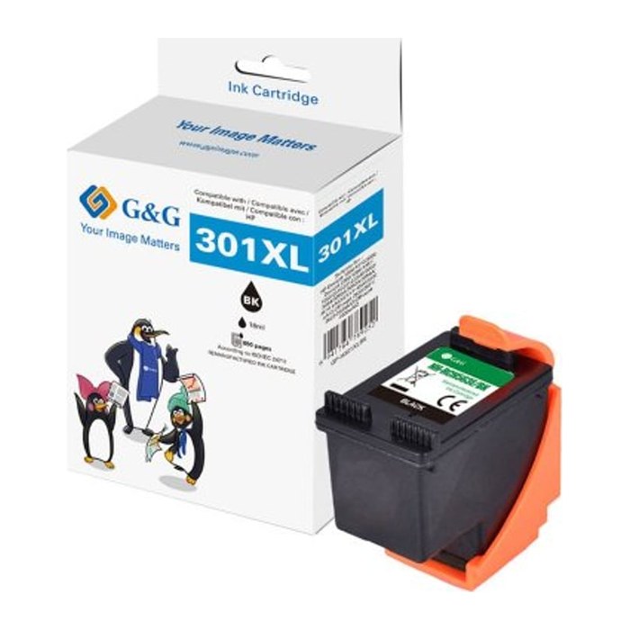 G&G XL-Druckerpatrone kompatibel mit HP 301XL/ CC563EE