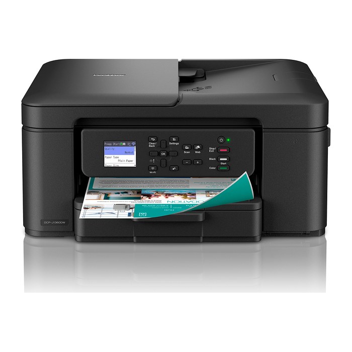 AKTION: brother DCP-J1360DW 3 in 1 Farb-Tintenstrahl-Multifunktionsdrucker schwarz mit 30 Euro CashBack