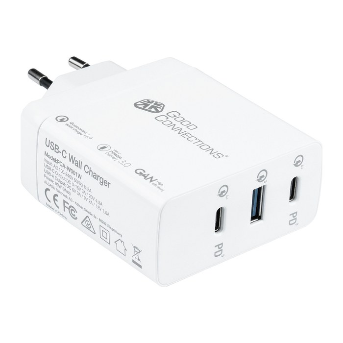 Good Connections USB Schnellladegerät 100W mit GaN, 3-Port