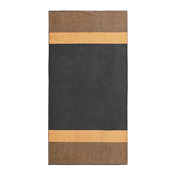 Dyckhoff Saunatuch XL Two-Tone Stripe gelb 100,0 x 200,0 cm