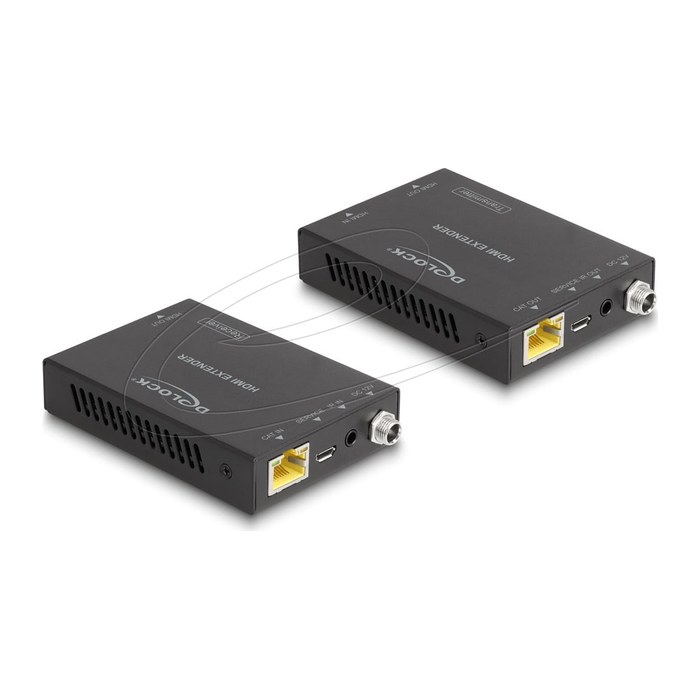 DELOCK HDMI Extender Set über Cat.6 Kabel 4K 60 Hz 50 m