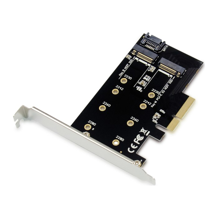 CONCEPTRONIC M.2 4xPCIe3.0 Card M.2 SATA/M.2 NVMe SSD