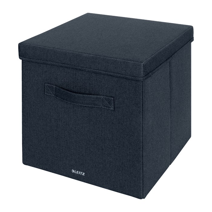 LEITZ Aufbewahrungsboxen grau 33,0 x 38,0 x 32,5 cm, 2 St.