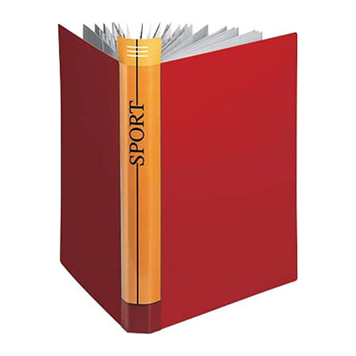 FolderSys FolderSys® Sichtbuch DIN A4, 30 Hüllen bordeaux, 1 St.