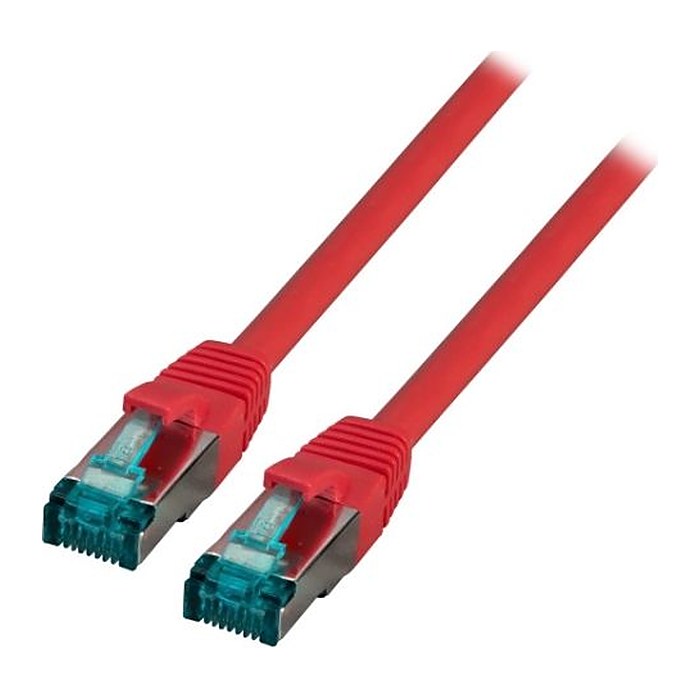 EFB RJ45 Patchkabel S/FTP Cat.6A LSZH 5.00m rot