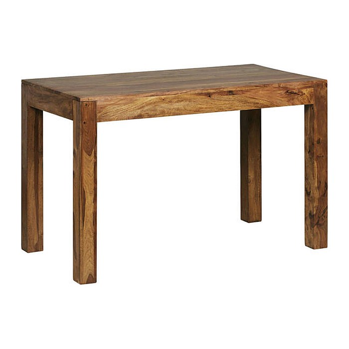 WOHNLING Esstisch sheesham rechteckig, 4-Fuß-Gestell sheesham, 120,0 x 60,0 x 76,0 cm