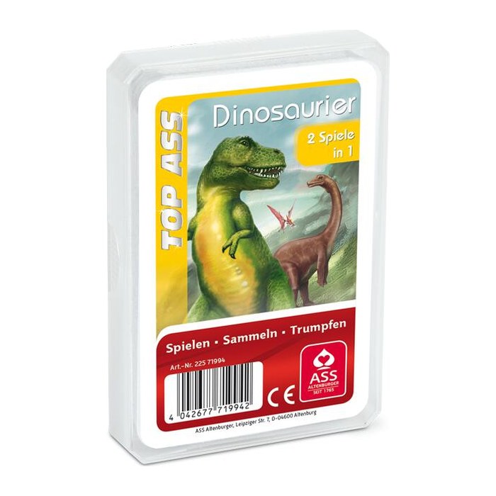 ASS ALTENBURGER TOP ASS Quartett Dinosaurier Kartenspiel, 1 St.