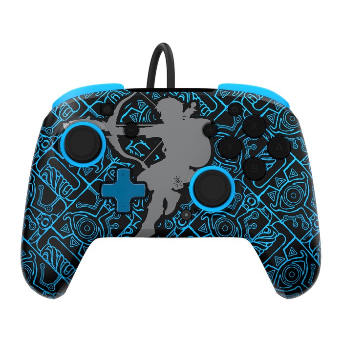 PDP Controller Rematch Wired SheikahShoot GlowintheDark Swit