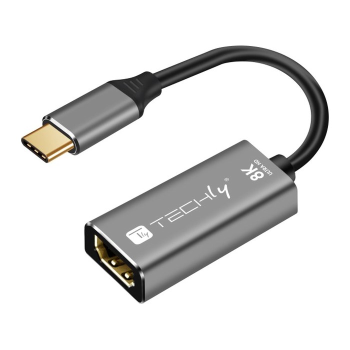 Techly Adapter USB-C auf HDMI 2.1 0.15m
