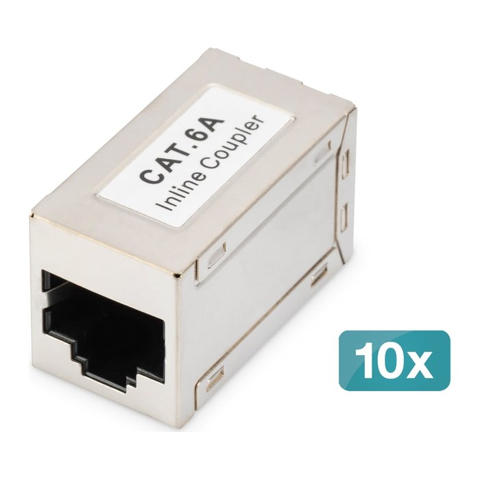 DIGITUS Modular Kupplung CAT 6A geschirmt - 10 Stk.