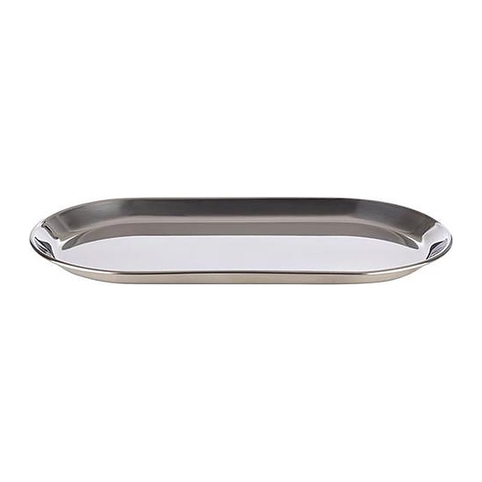 APS Tablett KAFFEEHAUS silber oval 30,0 x 15,5 cm, 1 St.