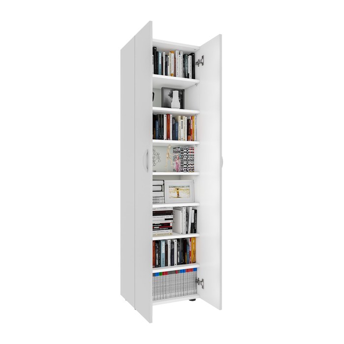 VCM my home Schuhschrank Ulas XXL, 918427 weiß 49,0 x 34,0 x 178,0 cm, 1 St.