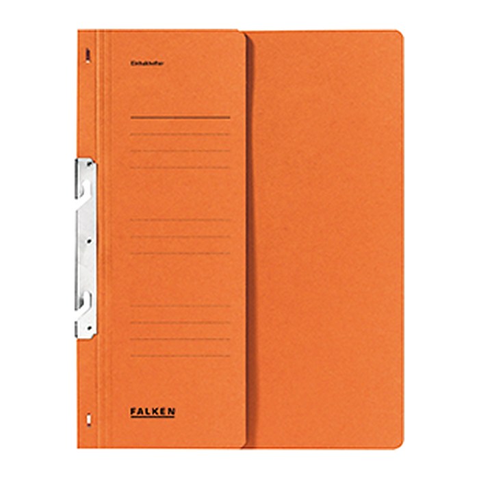 FALKEN Einhakhefter Karton orange DIN A4, halber Deckel, 1 St.