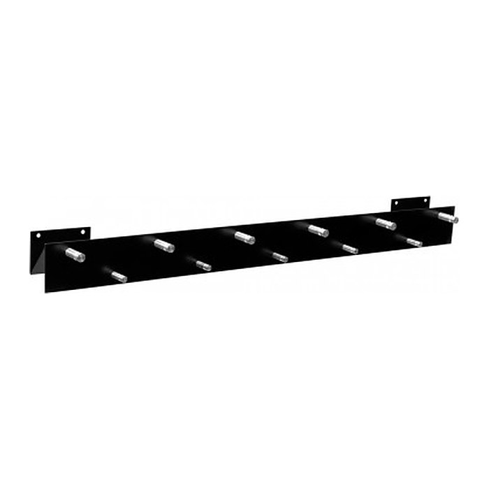 SZ Metall Wandgarderobe 50135 schwarz Metall 11 Haken 100,0 x 9,0 cm, 1 St.