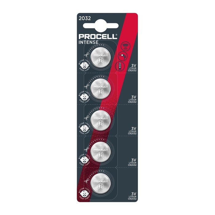 Duracell Batterie Procell - CR2032 Intense Lithium 5er Blis
