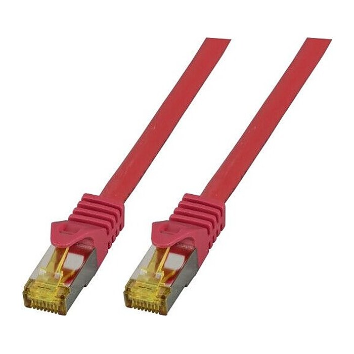EFB RJ45 Patchkabel S/FTP Cat.6A LSZH Cat.7 Rohk. 1.50m rot