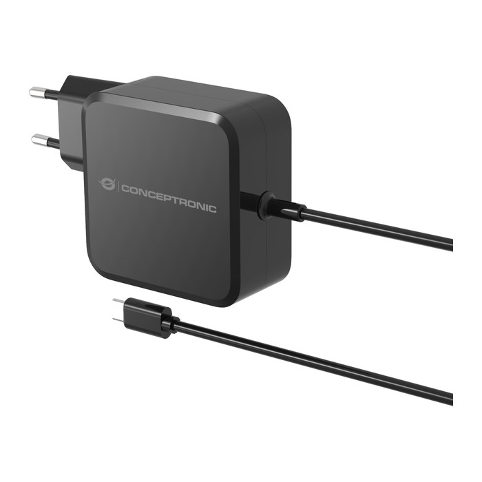 CONCEPTRONIC Ladegerät 1Port GaN USB-C Desk 100WPD3.0/PPS sw