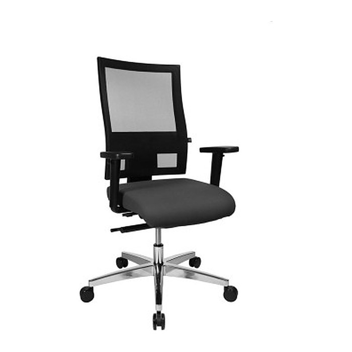 Topstar Bürostuhl Profi Net 11, PS59H T22 Stoff anthrazit, Gestell alu