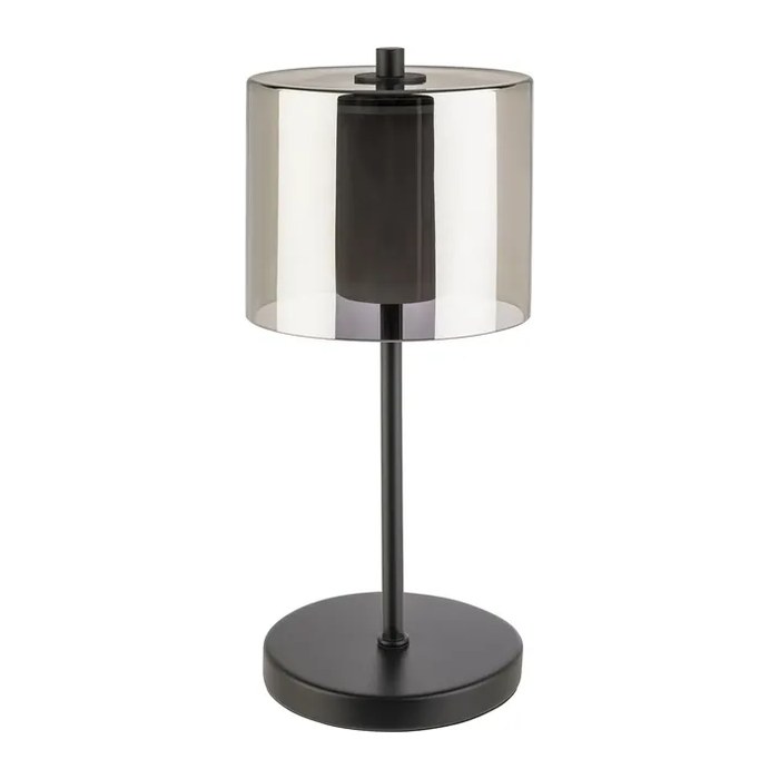APS ANTON LED Akku-Tischleuchte schwarz, mirrored look 2,0 W