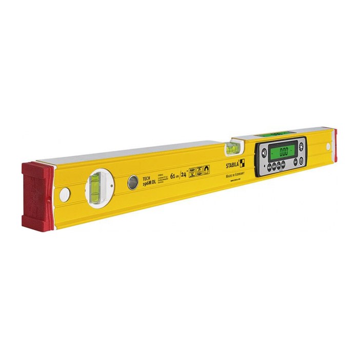 STABILA Digitale Wasserwaage TECH 196M DL 19823, Aluminium 61,0 cm