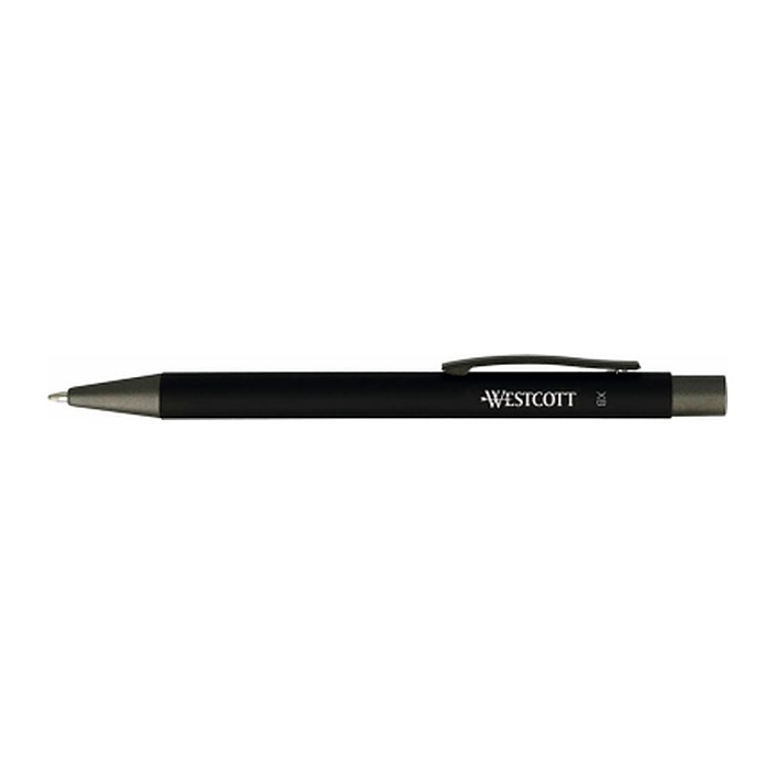 WESTCOTT Kugelschreiber XB-Primesoft schwarz, Schreibfarbe: blau, 1 St.