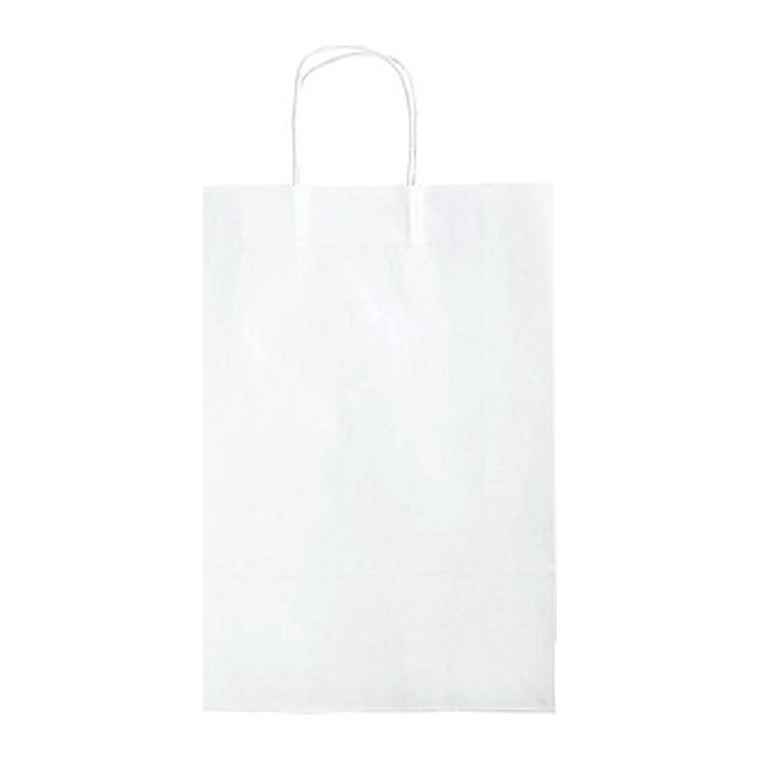 folia Papier-Tragetaschen XL weiß 31,0 x 42,0 cm, 15 St.