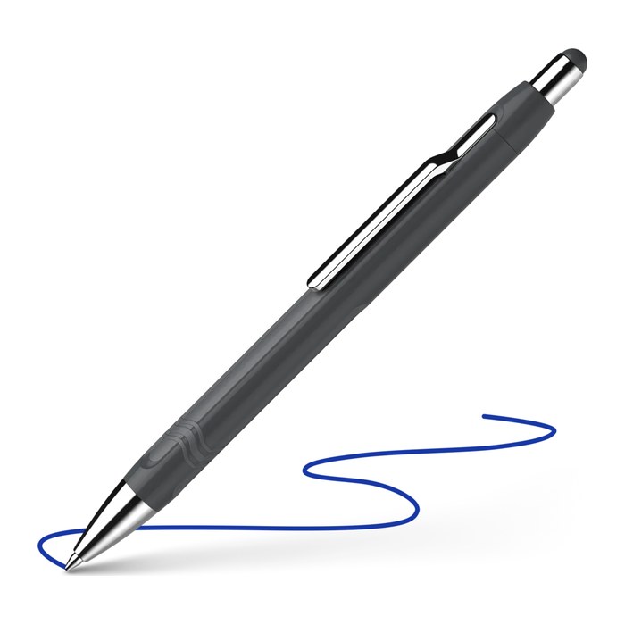 Schneider Kugelschreiber Epsilon graphite, Schreibfarbe: blau, 1 St.