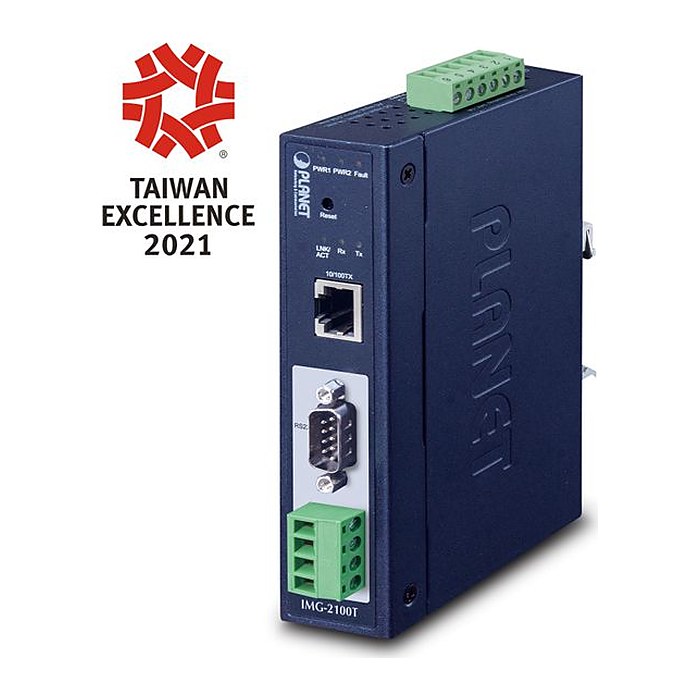 PLANET Industrial 1-port RS232/422/485 Modbus Gateway