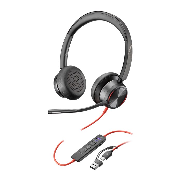 poly Blackwire 8225 Bluetooth-Headset schwarz