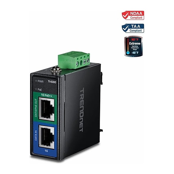 TRENDnet Industrial Injector Gbit PoE++ 95W