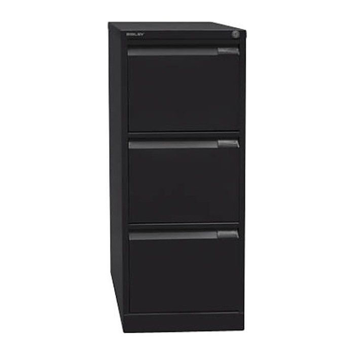 BISLEY Hängeregistraturschrank schwarz 3 Schubladen 41,3 x 62,2 x 101,6 cm, 1 St.