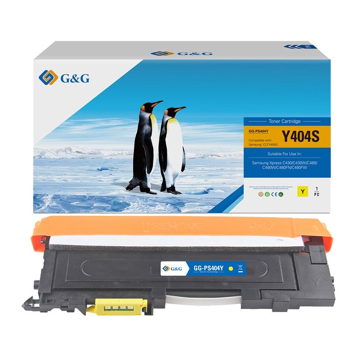 G&G Toner kompatibel mit Samsung CLT-Y404S/ HP SU444A