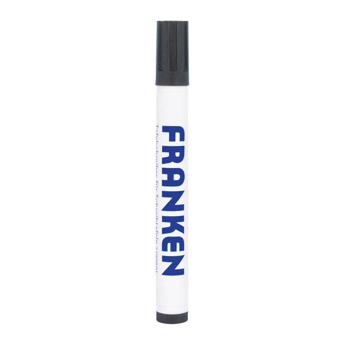 FRANKEN Whiteboard-Marker schwarz 2,0 - 6,0 mm, 10 St.