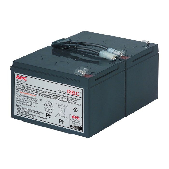 APC Batterie für USV RBC6 Bleisäurebatterie 12,0 V, 7,0 Ah
