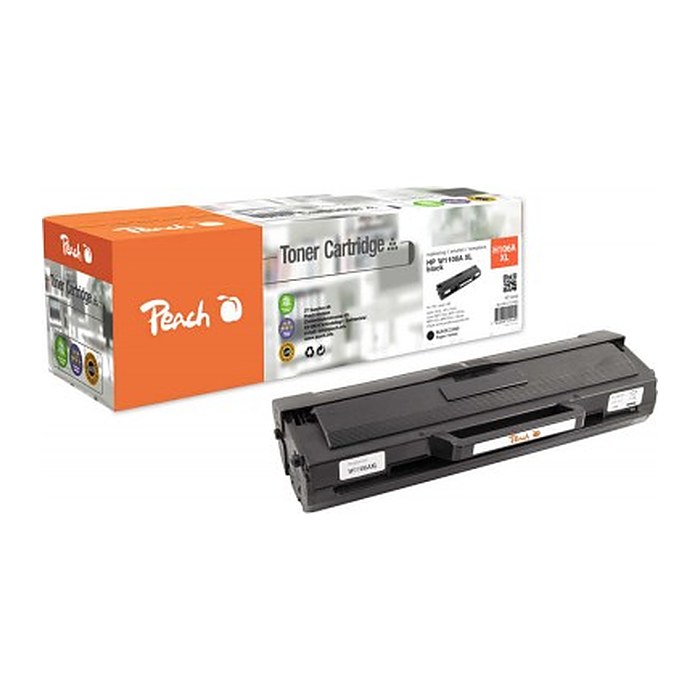 Peach Toner HP106A XL, bk, PEA, W1106A XL, Modul kompatibel