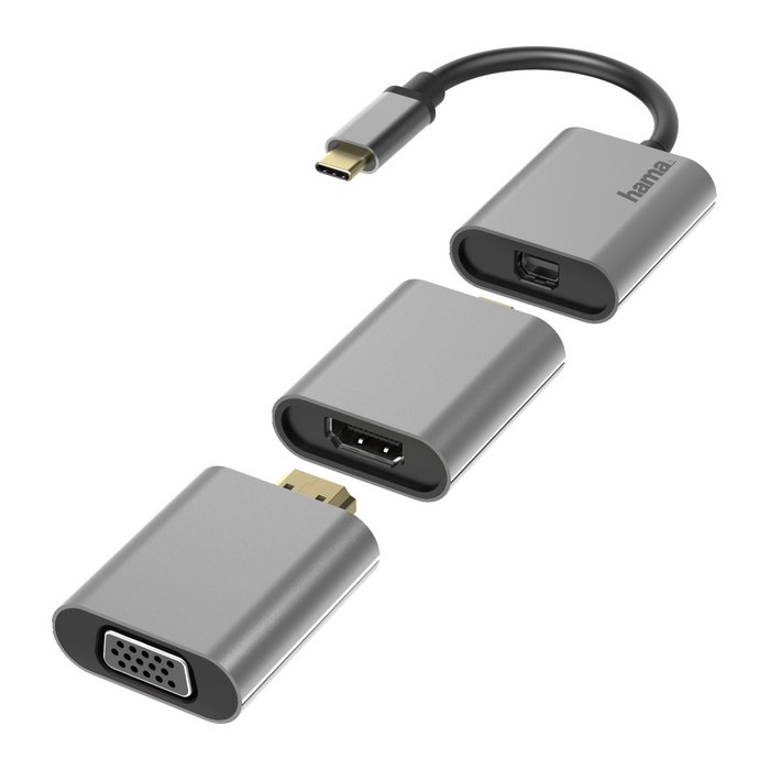 hama 6in1  USB C Multiport Adapter, 1 St.