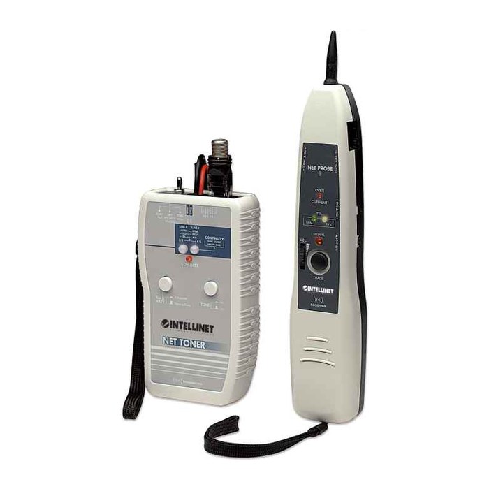 INTELLINET Tongenerator + Netzwerk LAN Tester beige
