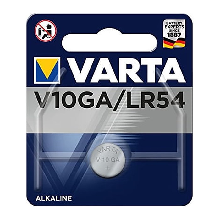 VARTA Knopfzelle V 10 GA/LR54 Alkali-Mangan 1,5 V, 1 St.