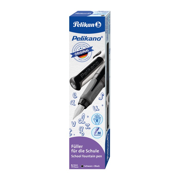 Pelikan Pelikano® Patronenfüller schwarz M (mittel), 1 St.
