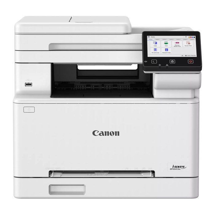 Canon i-SENSYS MF664Cdw 3 in 1 Farblaser-Multifunktionsdrucker grau