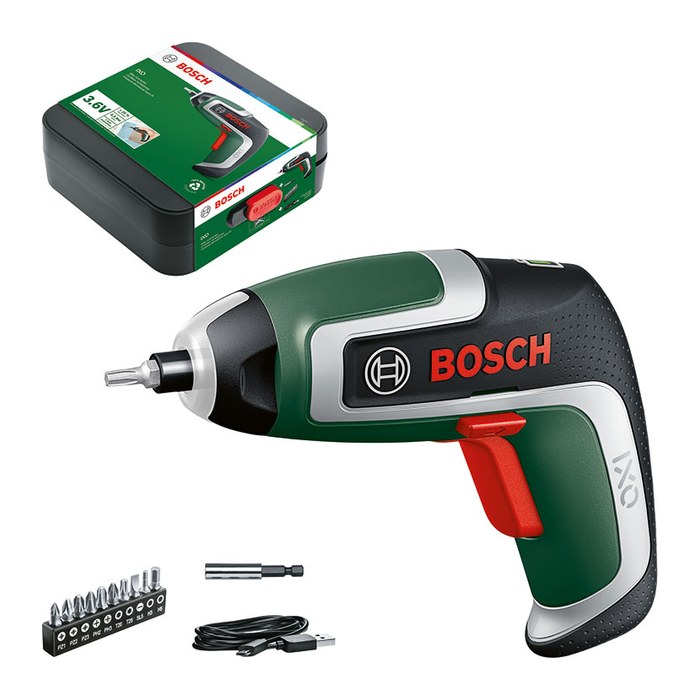 BOSCH Home & Garden IXO 7 Basic Akku-Schrauber-Set 3,6 V, mit 1 Akku
