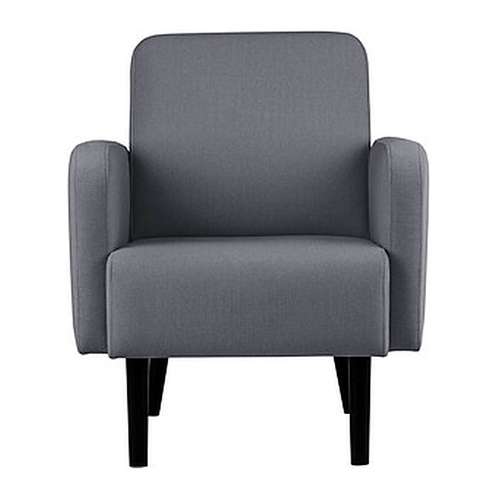 meet powered by PAPERFLOW Sessel LISBOA grau schwarz Stoff 71,0 x 81,5 x 83,0 cm, 1 St.