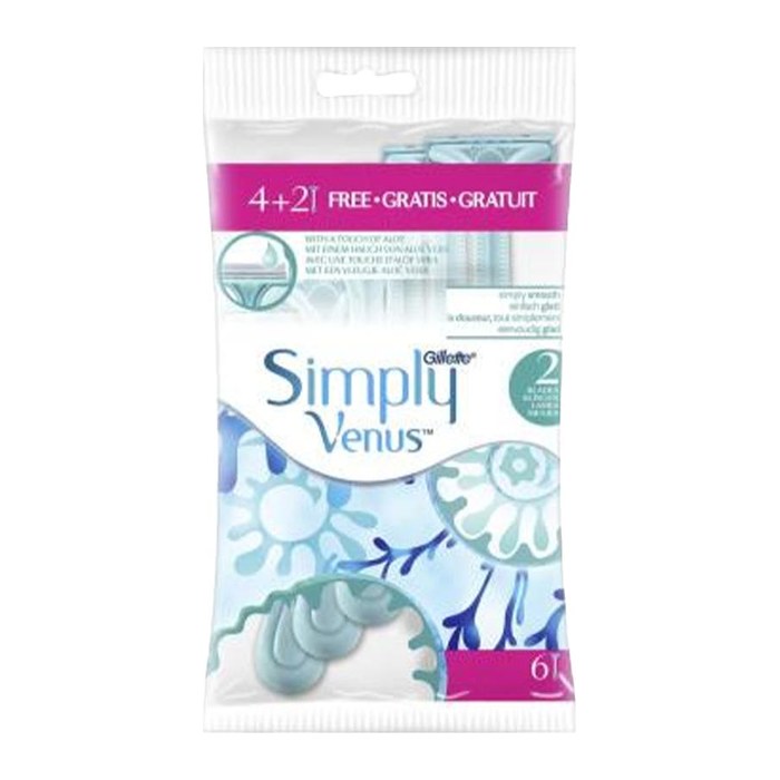 Gillette Simply Venus 2 Einwegrasierer 6 St.