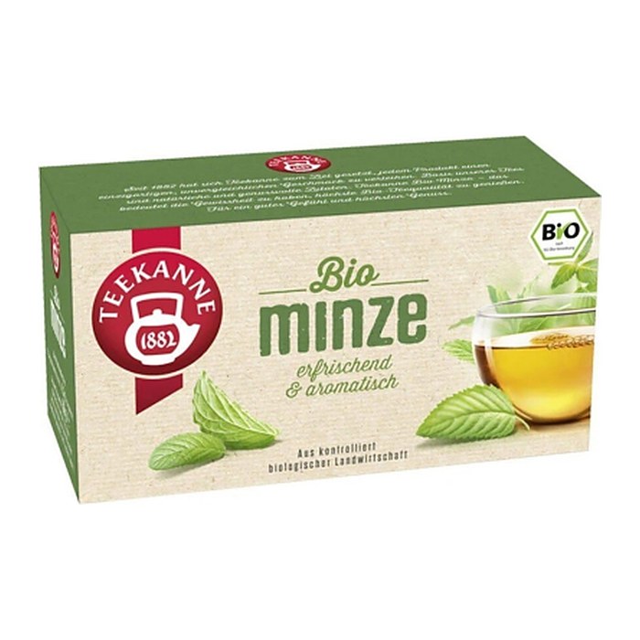 TEEKANNE Pfefferminze Bio-Tee 18 Portionen