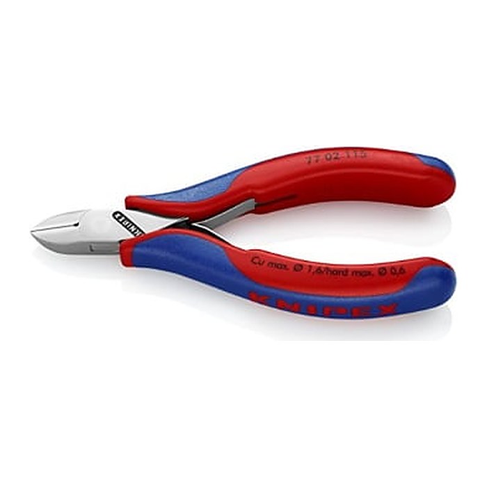KNIPEX Elektronik-Seitenschneider 77 02 115 kleine Facette
