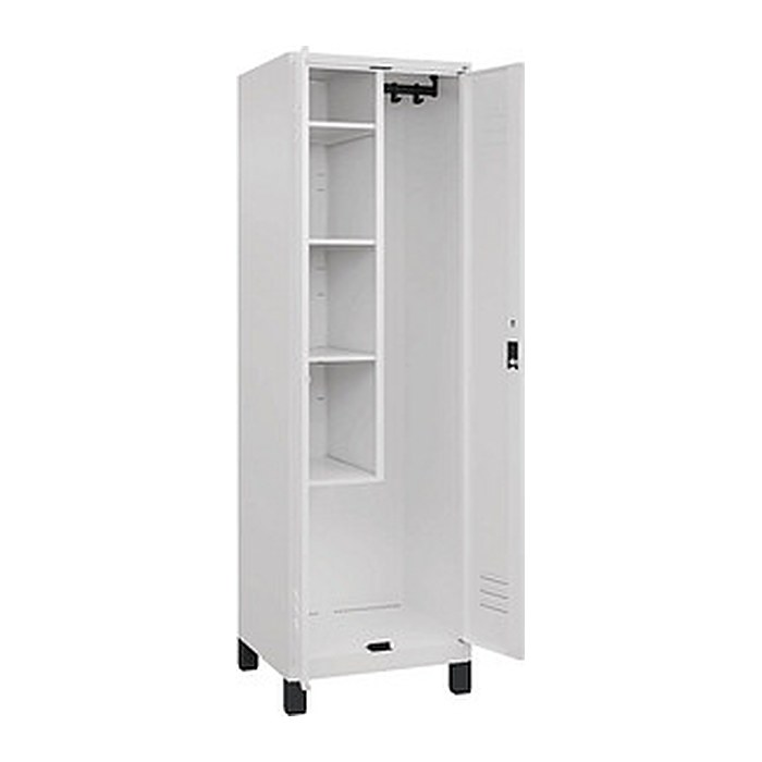 CP Putzmittelschrank Classic Plus 080110-00 S10035 verkehrsweiß 4 Fachböden 60,0 x 50,0 x 195,0 cm, aufgebaut, 1 St.