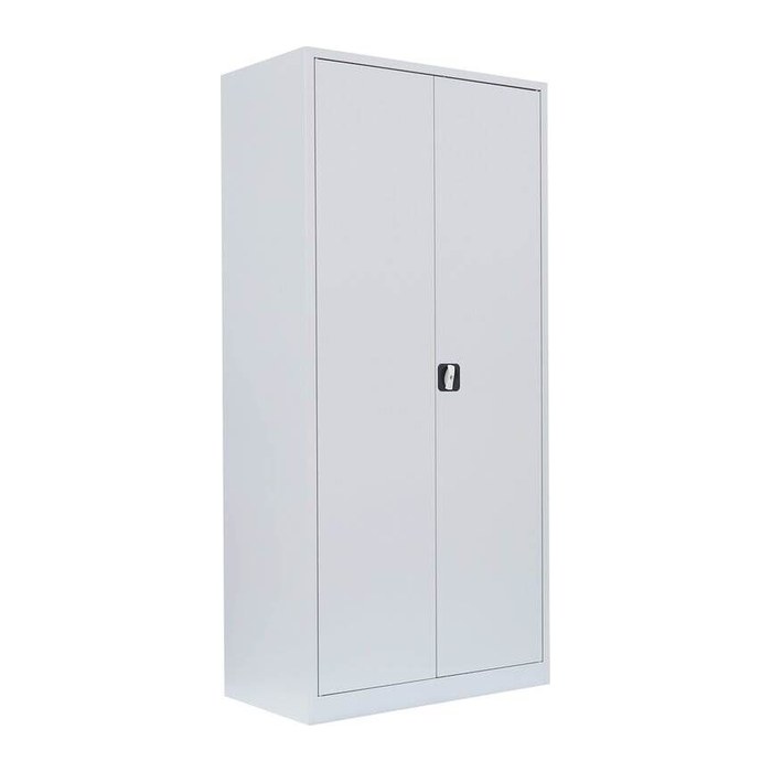 LÜLLMANN Stahlschrank 530340 lichtgrau 4 Fachböden 92,5 x 42,2 x 195,0 cm, aufgebaut, 1 St.