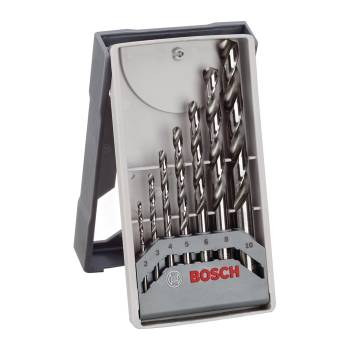 BOSCH Metallbohrer-Set HSS-G Mini X-Line Pro, 7-teilig